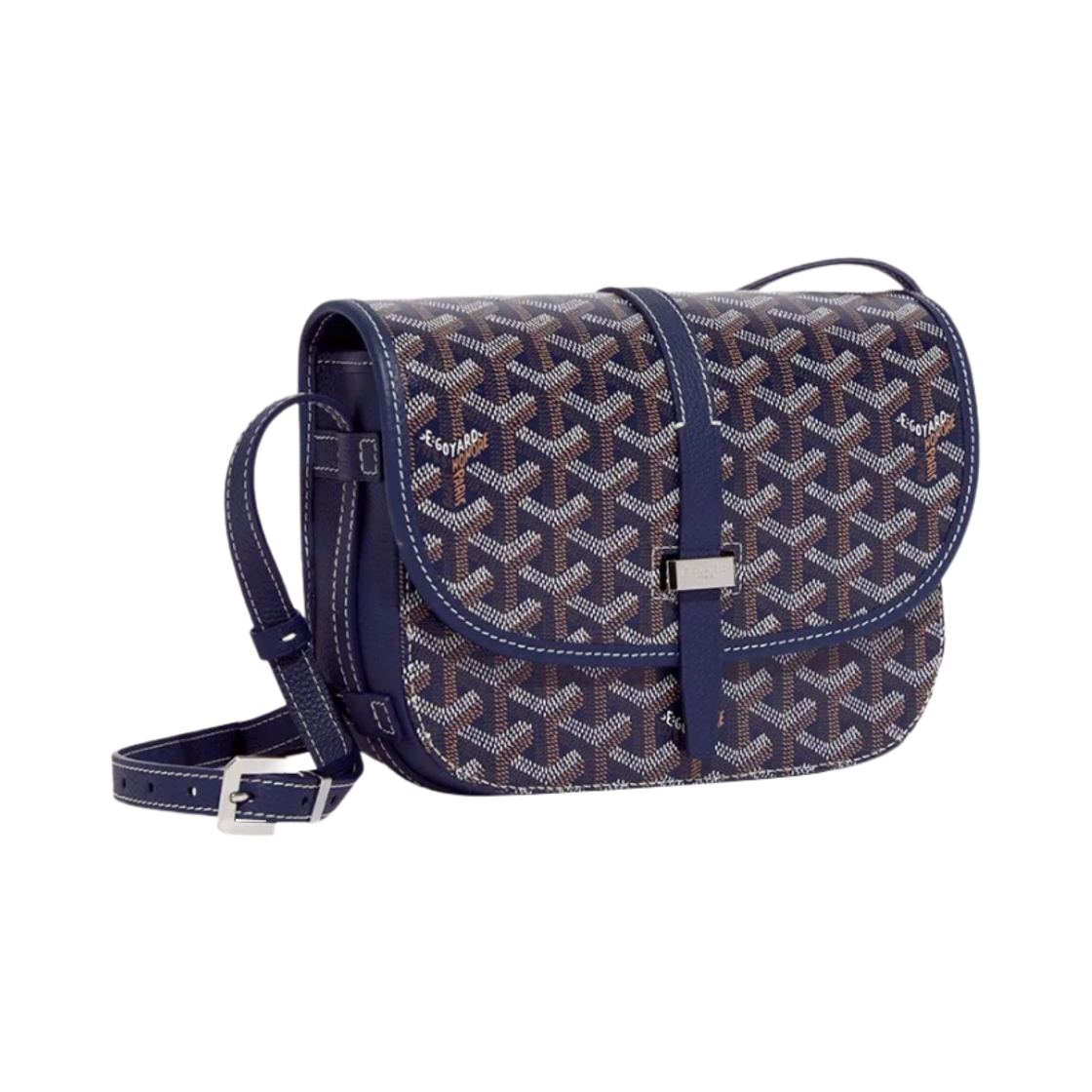 AMABELVEDERE3-PM-12 Goyard Belvedere PM Bag Navy - 대표 이미지 #1