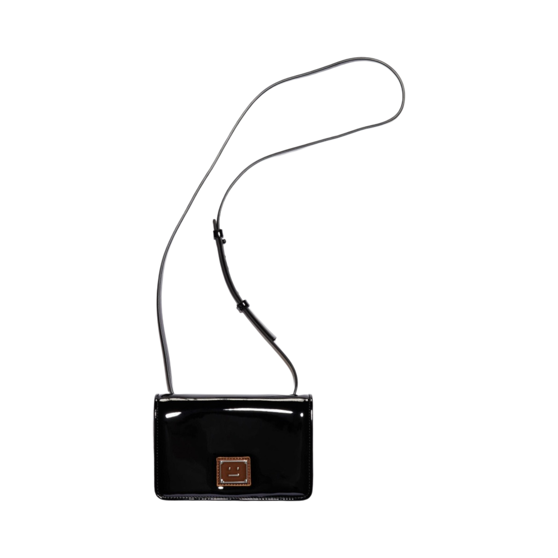 C10139-900 Acne Studios Mini Crossbody Face Bag Black