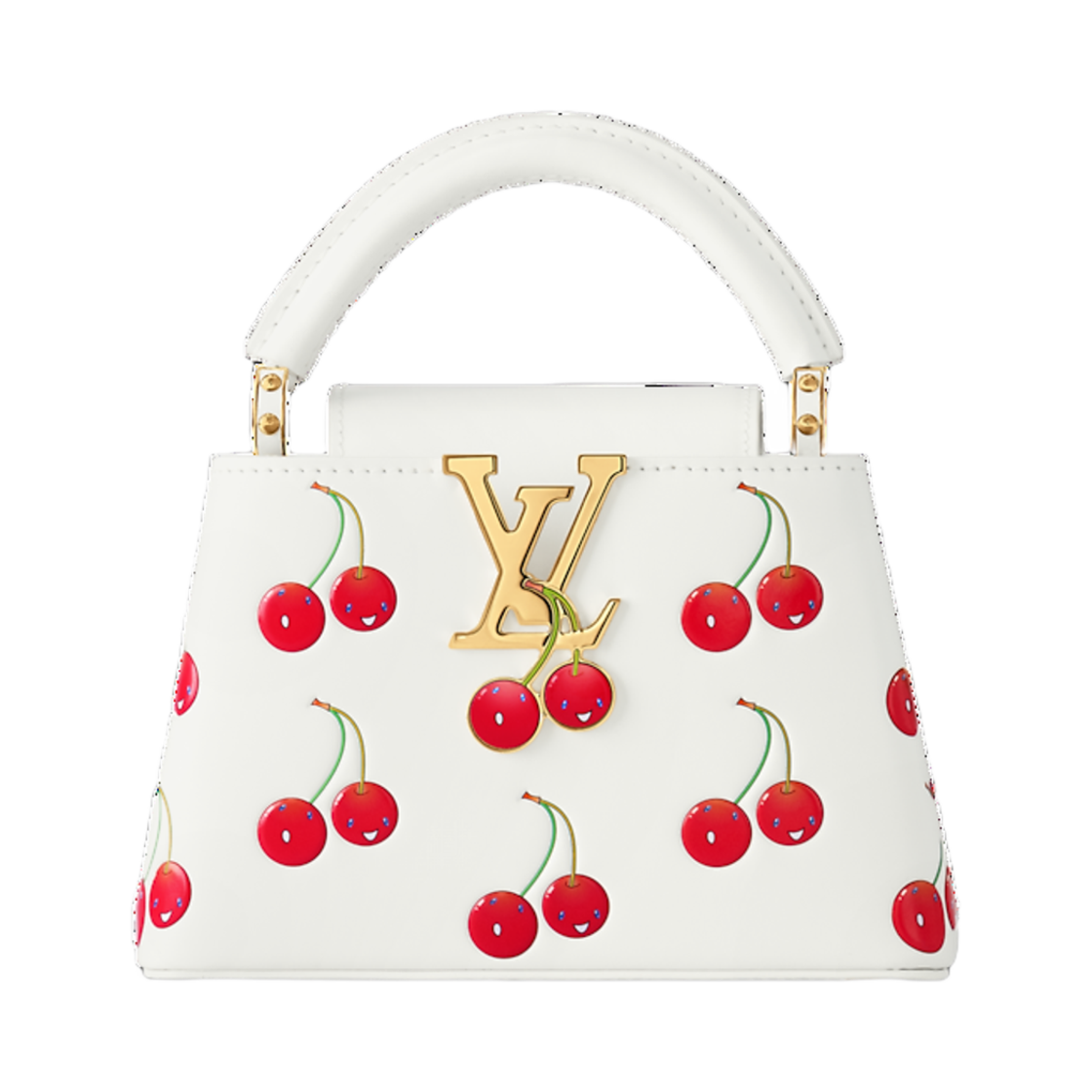루이비통 x 무라카미 타카시 카퓌신 미니 화이트(Louis Vuitton x Murakami Takashi Capucines Mini White) - 1