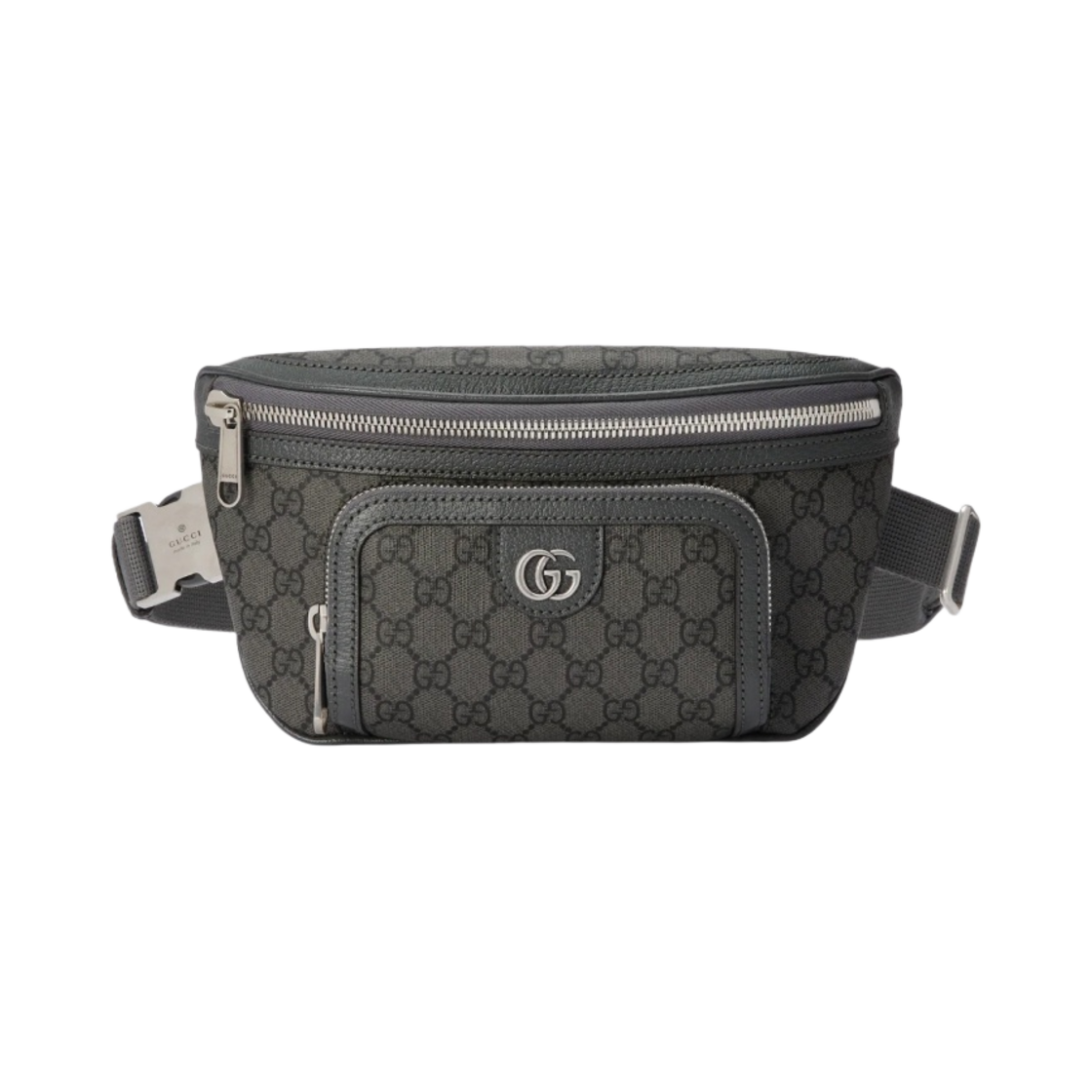 구찌 오피디아 벨트백 그레이 블랙 슈프림(Gucci Ophidia Belt Bag Grey Black Supreme) - 1