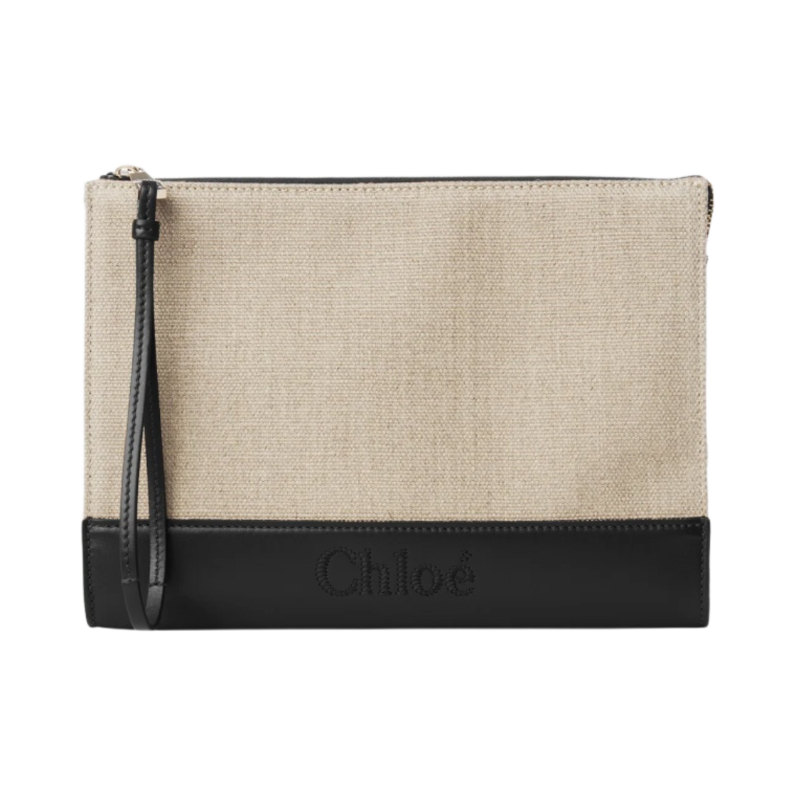 끌로에 센스 지퍼 파우치 블랙(Chloe Sense Zippered Pouch Black) - 1