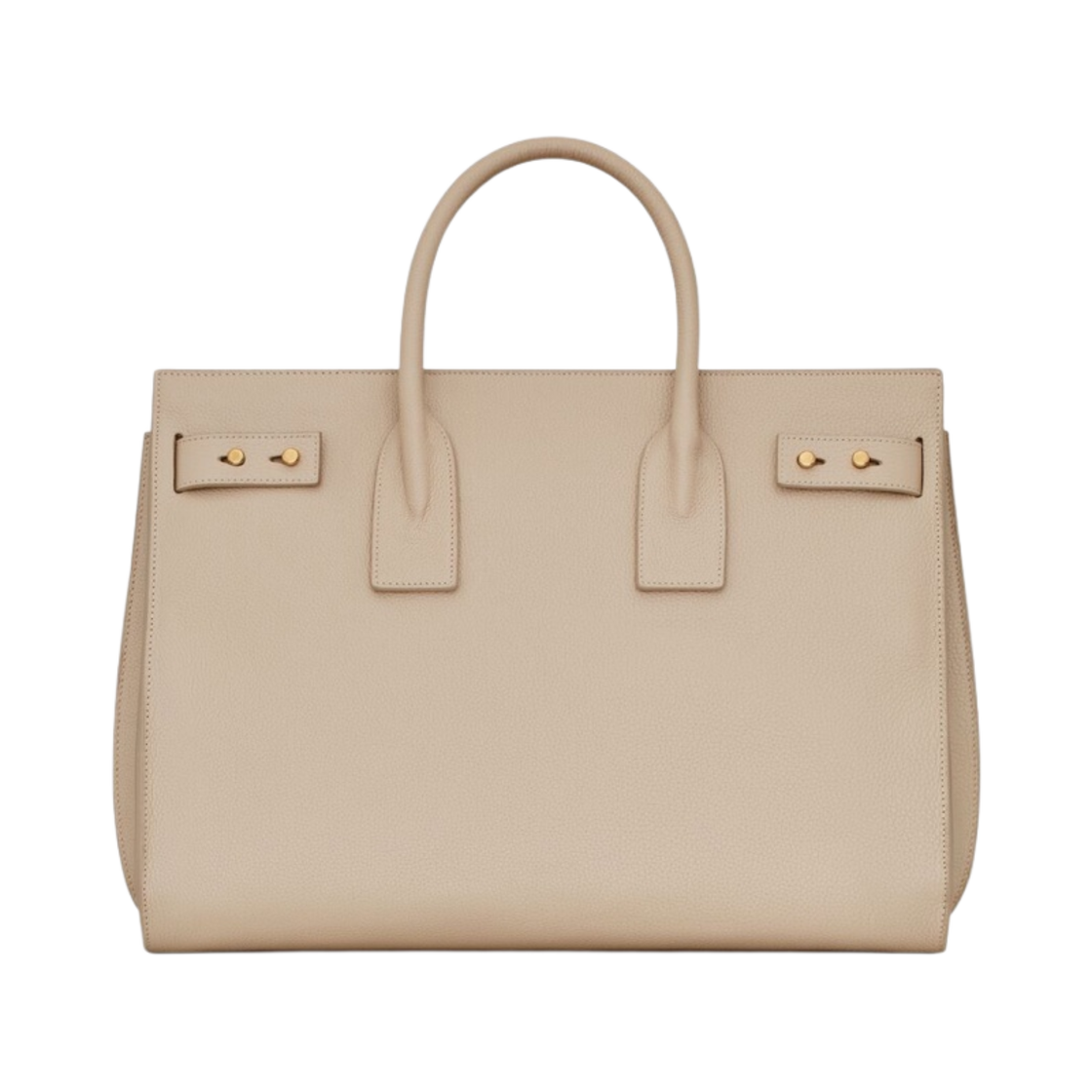 생로랑 그레인드 레더 삭 드 주르 서플 미디움 씨 솔트(Saint Laurent Sac de Jour Supple Medium in Grained Leather Sea Salt) - 4