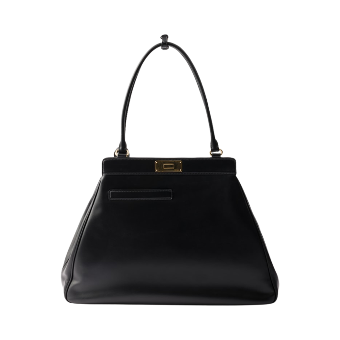프라다 라지 레더 토트백 블랙(Prada Large Leather Tote Bag Black) - 2