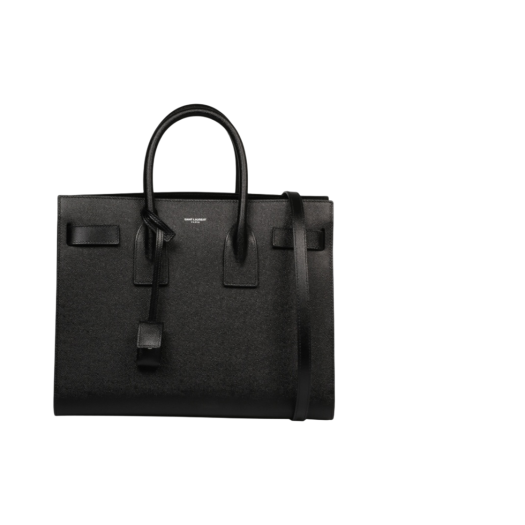 Saint Laurent Classic Sac de Jour in Small Grain de Poudre Embossed Leather Black