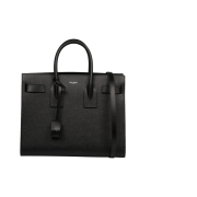 Saint Laurent Classic Sac de Jour in Small Grain de Poudre Embossed Leather Black