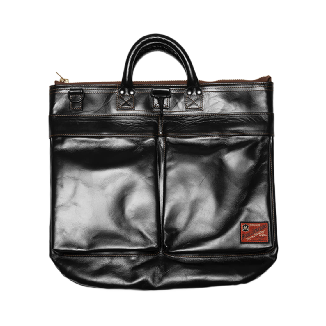 토이즈 맥코이 레더 헬맷백 블랙(Toys Mccoy Leather Helmet Bag Black)