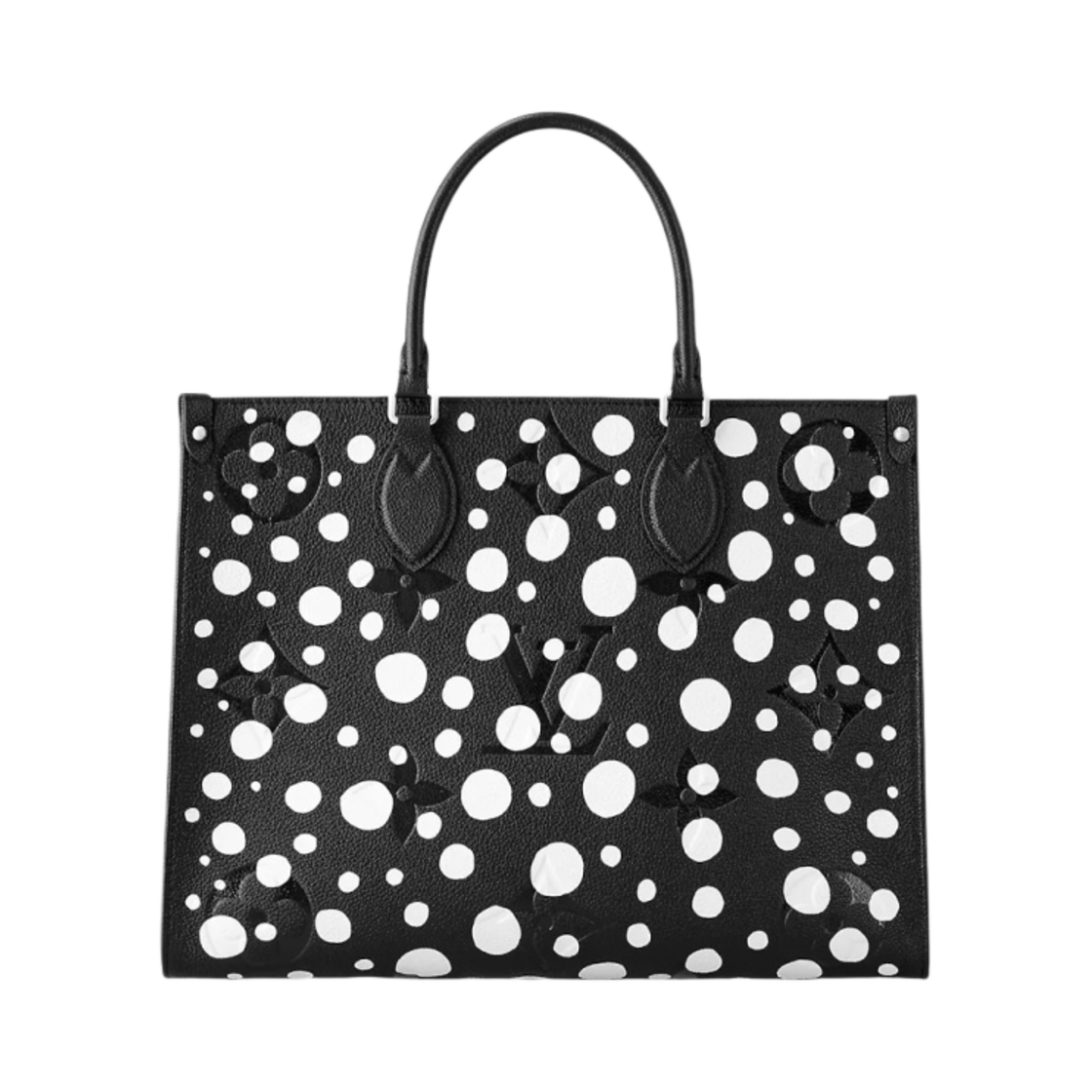 루이비통 x 야요이 쿠사마 온더고 MM 블랙 화이트(Louis Vuitton x YK Onthego MM Black White) - 3