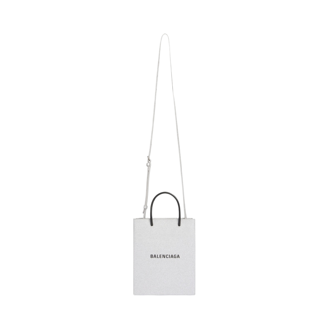 발렌시아가 스파클링 패브릭 라지 쇼핑백 실버(Balenciaga Large Shopping Bag in Sparkling Fabric Silver) - 5