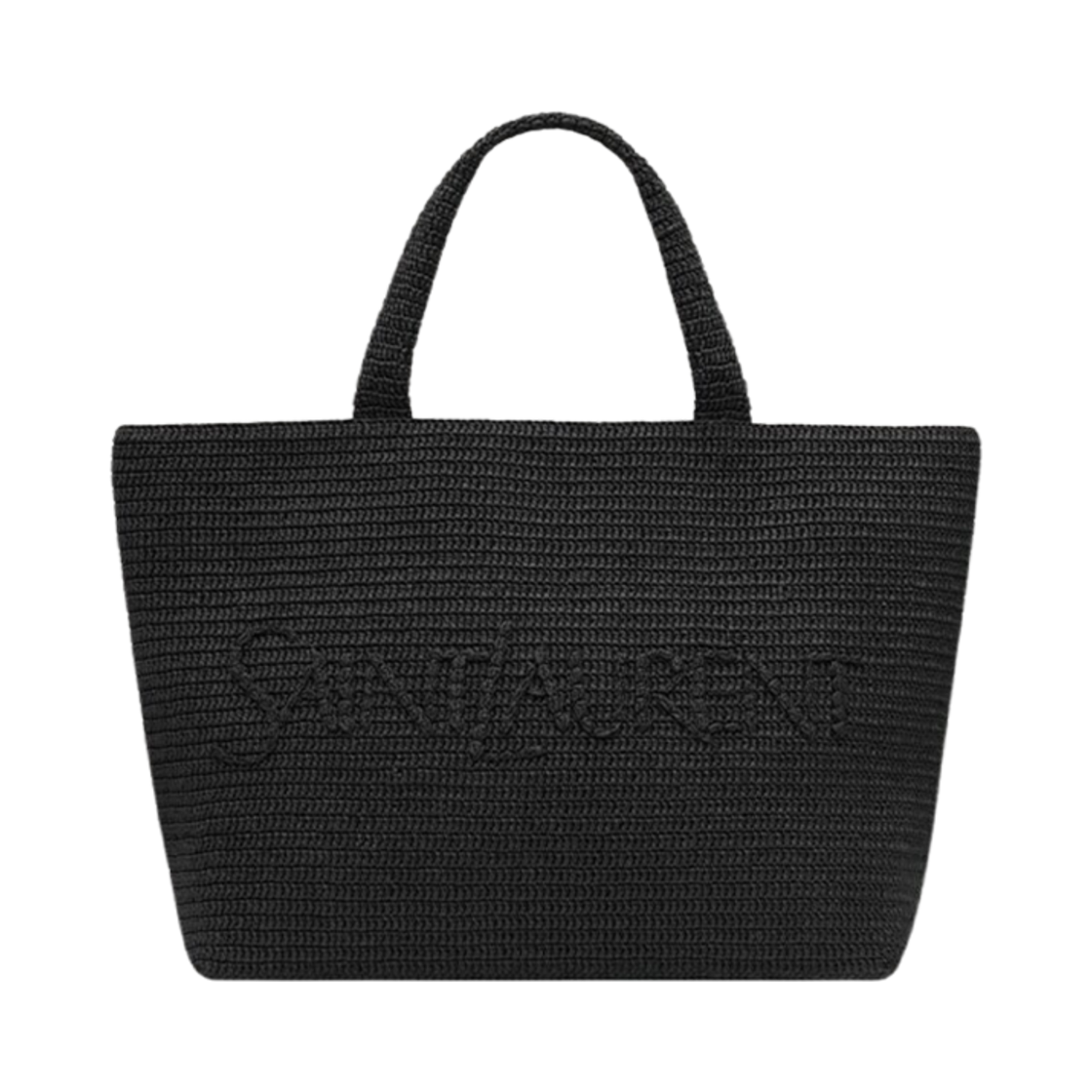 756269-GAAEI-1000 Saint Laurent Tote in Raffia Black