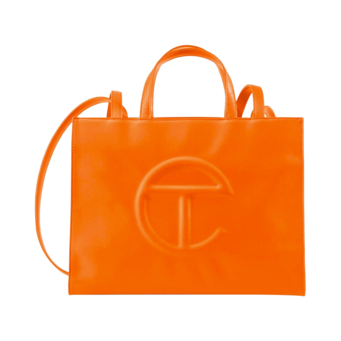 텔파 미디움 쇼핑백 오렌지(Telfar Medium Shopping Bag Orange) - 1