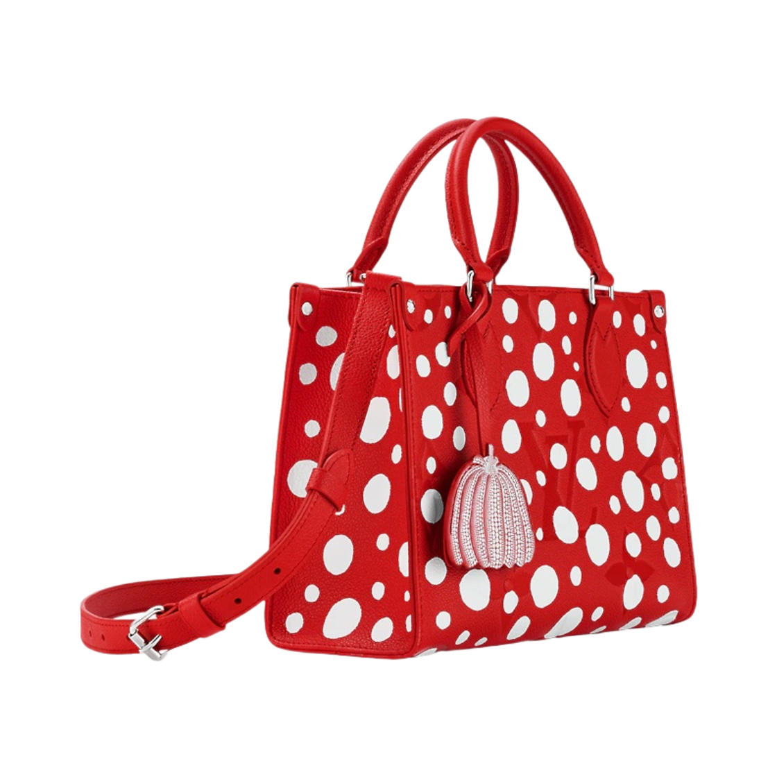 루이비통 x 야요이 쿠사마 온더고 PM 레드 화이트(Louis Vuitton x YK Onthego PM Red White) - 2