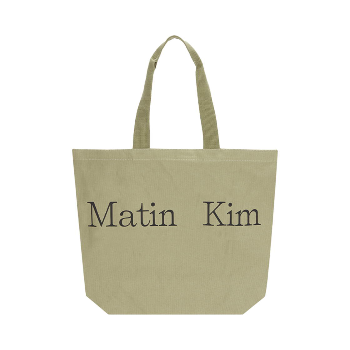 마뗑킴 마뗑 로고 에코백 올리브 | Matin Kim | KREAM