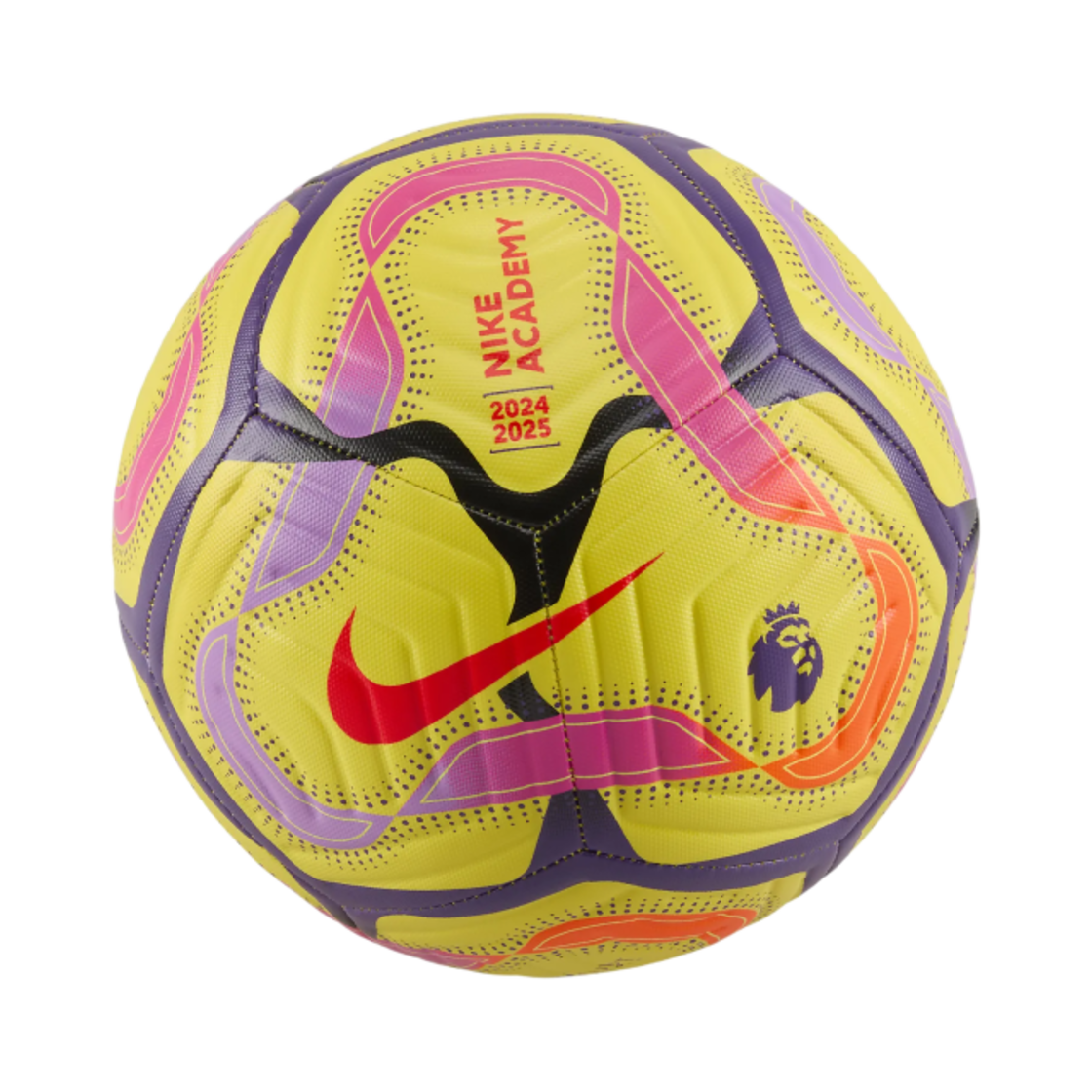 나이키 프리미어리그 아카데미 풋볼 옐로우 피어스 핑크(Nike Premier League Academy Football Yellow Fierce Pink)