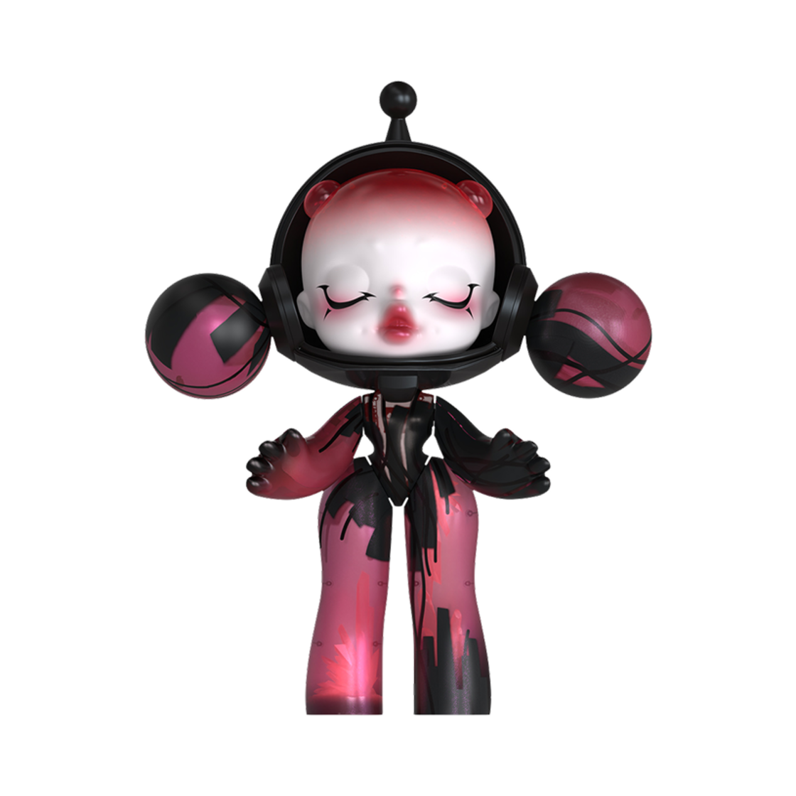 팝마트 메가 알파 스컬판다 레드 크리스탈 400%(Pop Mart Mega Α Skullpanda Red Crystal 400%) - 1