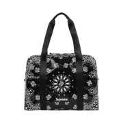 Supreme Bandana Tarp Small Duffle Bag Black - 21SS