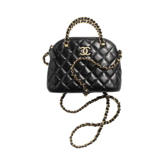 Chanel Clutch with Chain Lambskin & Gold Black