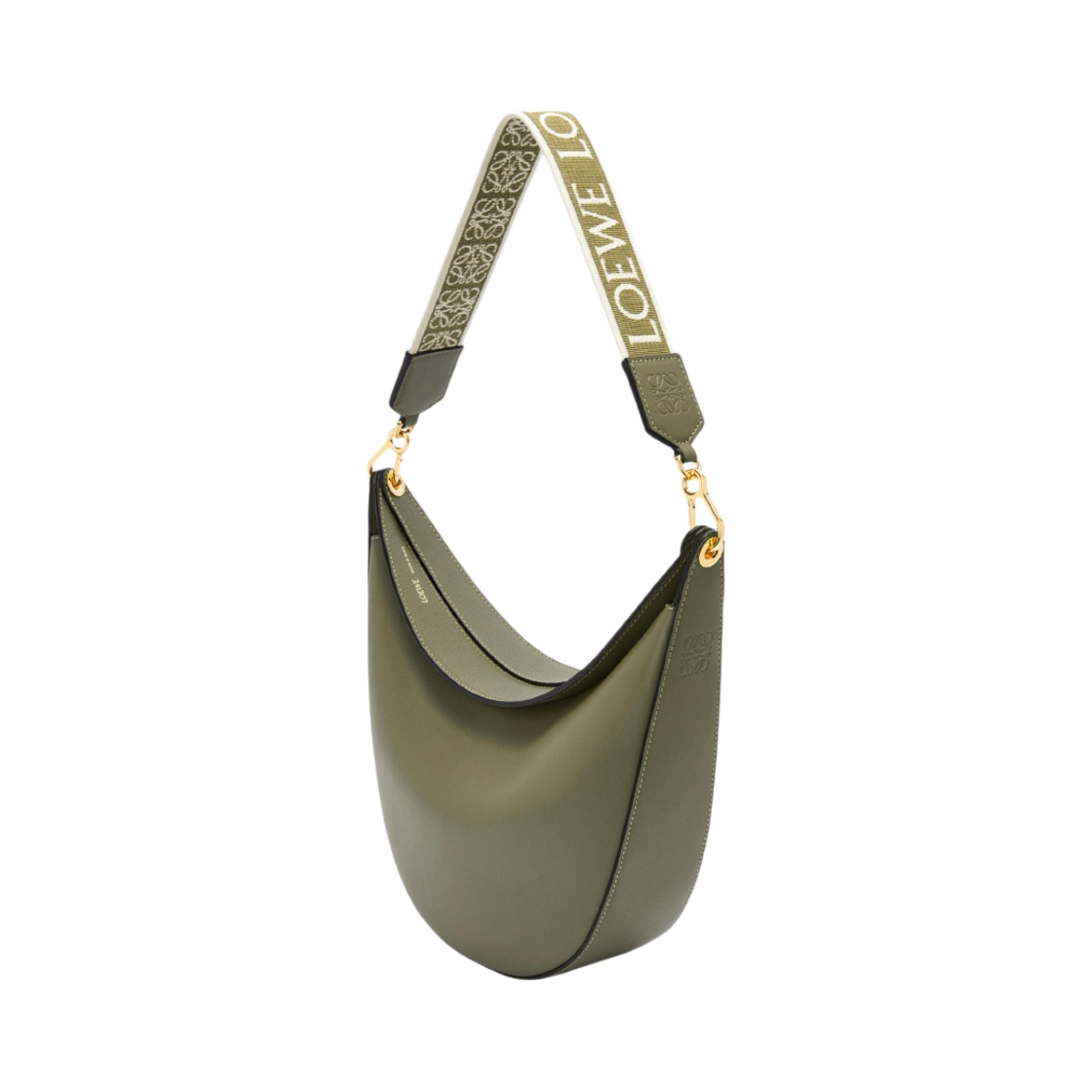 로에베 루나백 사틴 카프스킨 앤 자카드 아보카도 그린(Loewe Luna Bag in Satin Calfskin and Jacquard Avocado Green) - 2