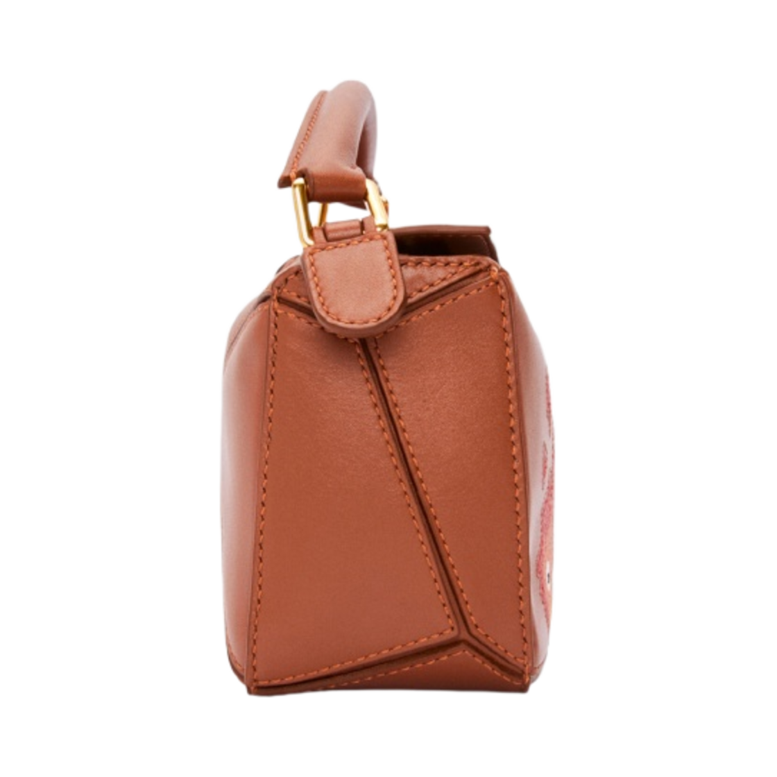 로에베 x 하울의 움직이는 성 캘시퍼 미니 퍼즐백 사틴 카프스킨 러스트(Loewe x Howl's Moving Castle Calcifer Mini Puzzle Bag in Satin Calfskin Rust) - 3
