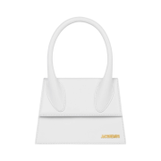 Jacquemus Le Grand Chiquito Large Leather Handbag White