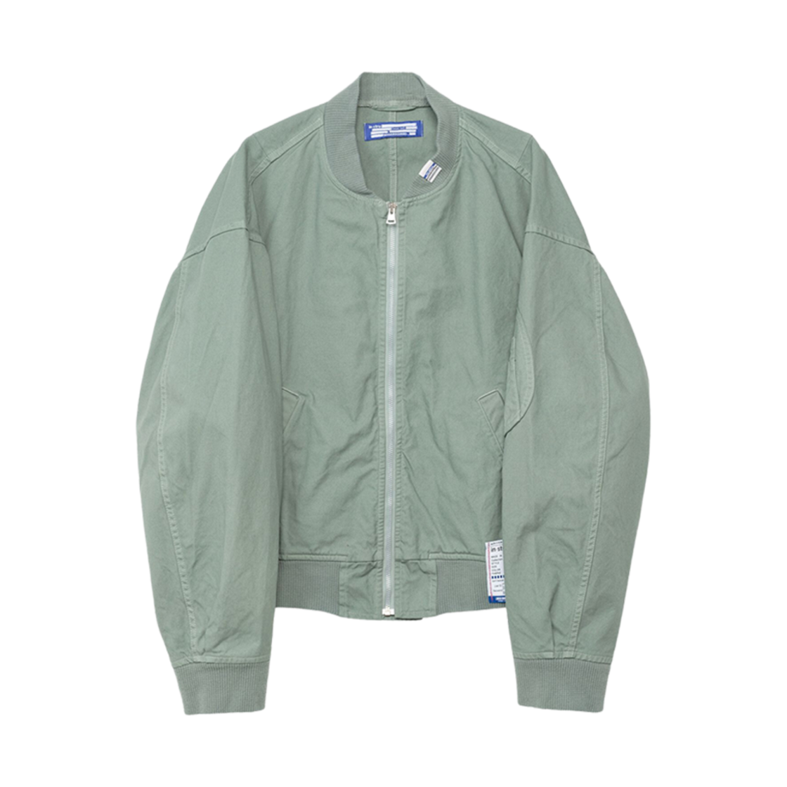 I09BL011-Green Maison Mihara Yasuhiro Instrumental Heavy Canvas Blouson Green