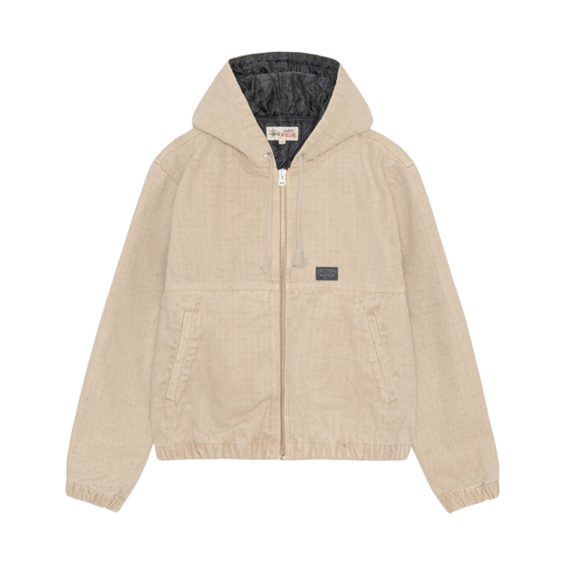 115793 Stussy Work Jacket Canvas Needle Punch Khaki