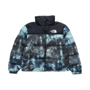 The North Face Printed 1996 Retro Nuptse Jacket Ice Blue