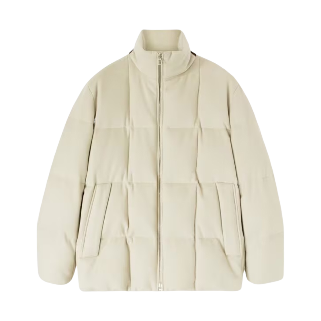 FAN1979-A0BL Loro Piana Tuul Bomber Cashmere Jacket Milky White