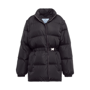 (W) Prada Light Re-Nylon Down Jacket Black