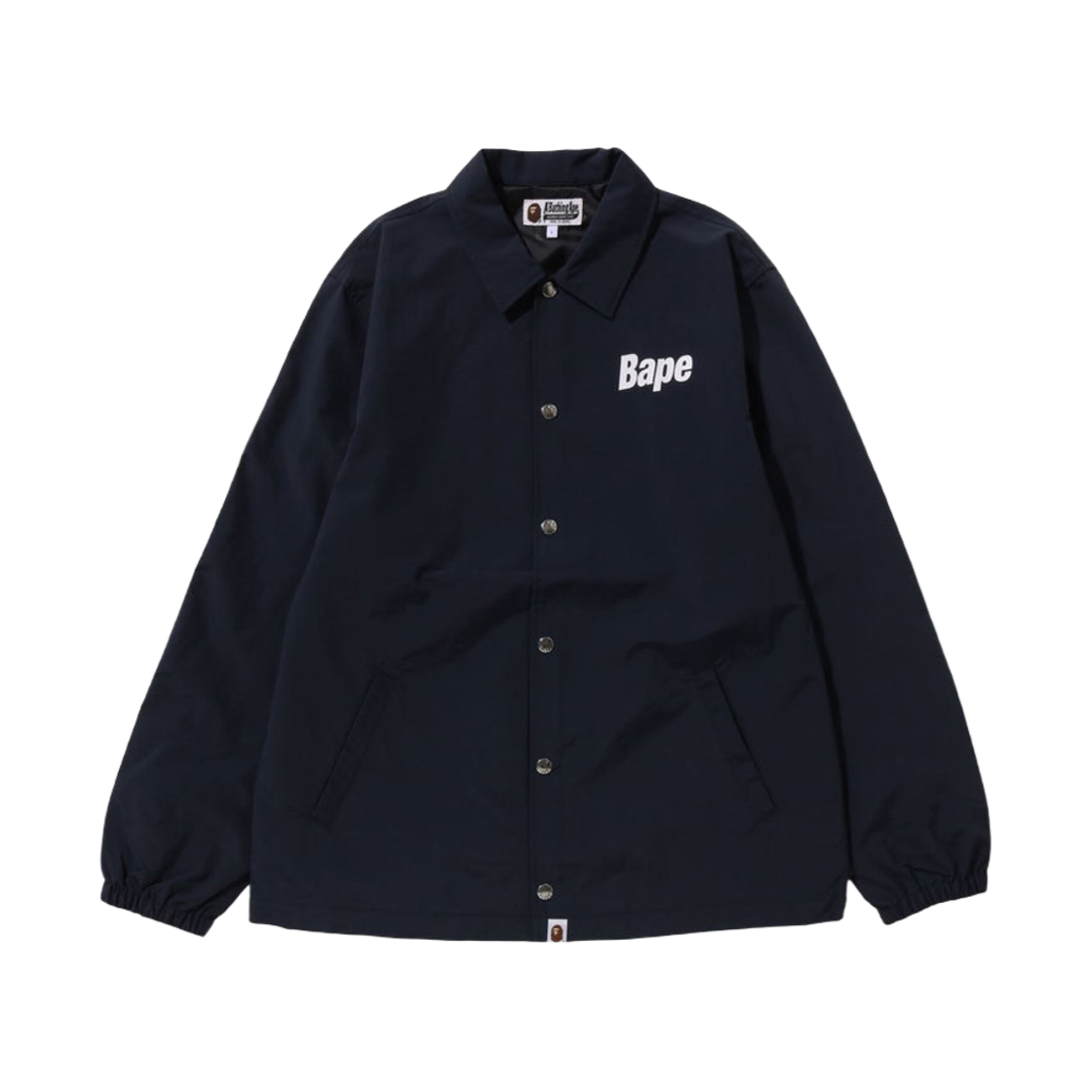 베이프 로고 코치 자켓 네이비 - 온라인 한정(BAPE Logo Coach Jacket Navy - Online Exclusive)