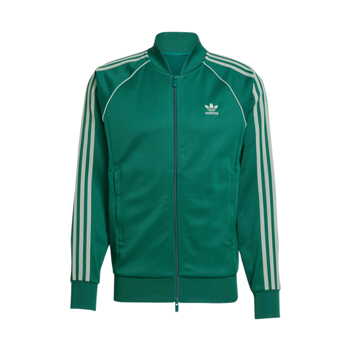 아디다스 아디컬러 클래식 SST 트랙 자켓 컬리지에이트 그린 실버 그린 - US 사이즈(Adidas Adicolor Classics SST Track Jacket Collegiate Green Silver Green - US Sizing) - 1