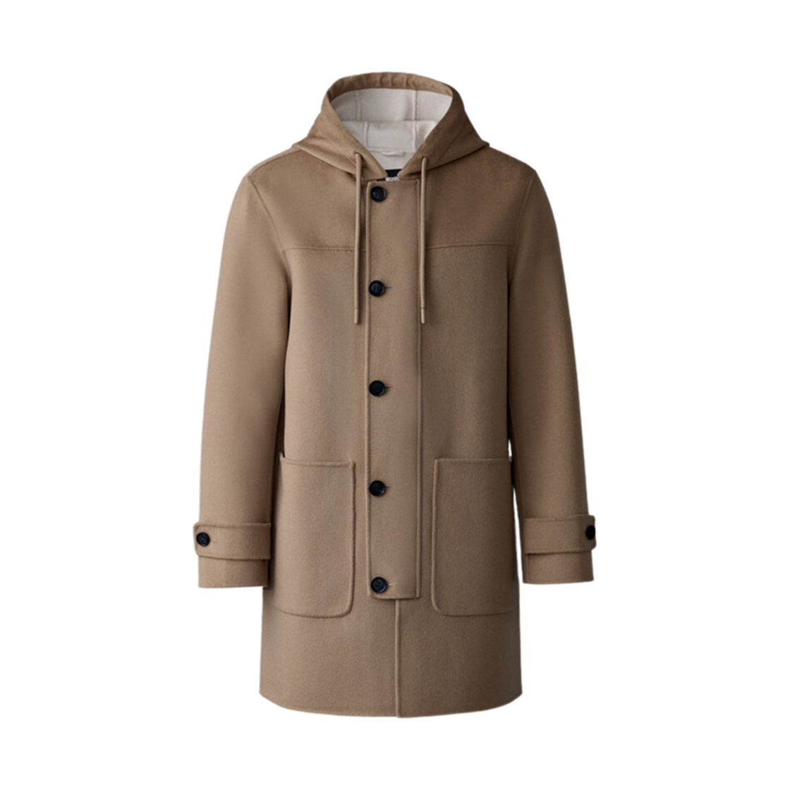 JOSHUA Mackage Joshua Double-Face Wool Long Coat Light Camel Trench