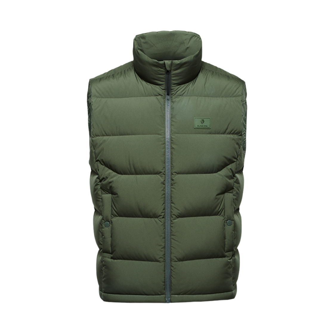 블랙야크 퀼티드 다운 베스트 카키(Black Yak Quilted Down Vest Khaki)