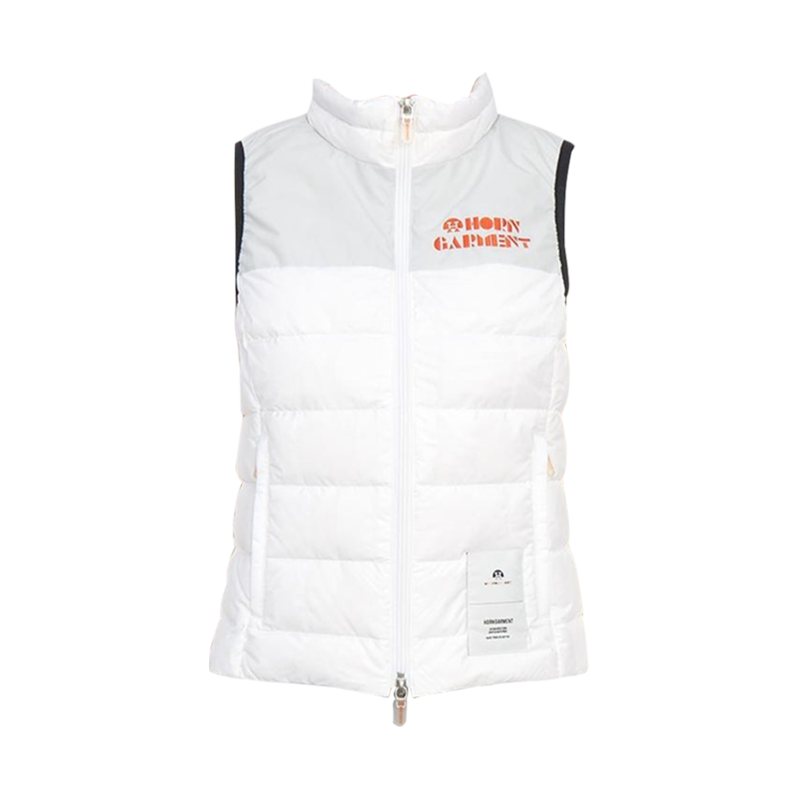 HCW-2C-AD07 (W) Horn Garment Golf Wear Padding Vest White