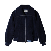 Saenginstudios Saengin Fleece 2Way Zip Up Jacket Navy