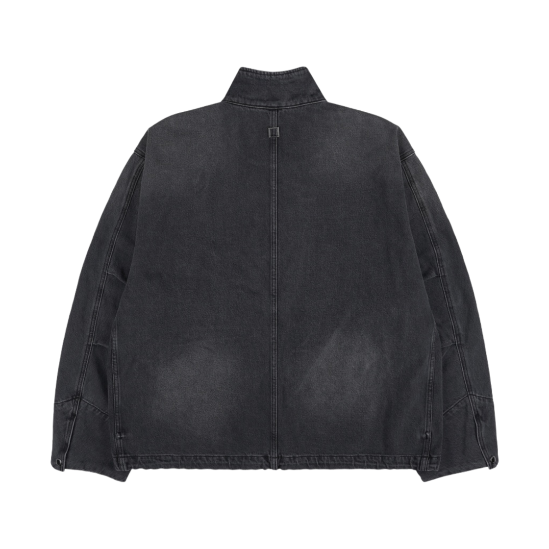 우영미 데님 하이넥 점퍼 그레이 - 24SS(Wooyoungmi Denim High Neck Jumper Grey - 24SS) - 2