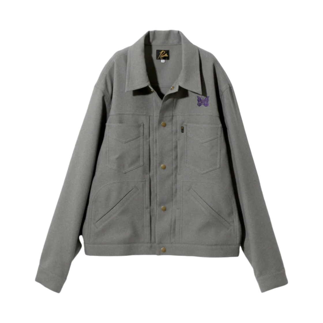 니들스 페니 진 폴리 트윌 자켓 그레이(Needles Penny Jean Polly Twill Jacket Grey) - 1
