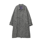 Needles Balcollar Coat W/PE/R/N Tweed Herringbone