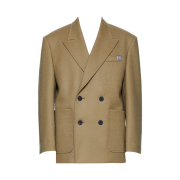Wooyoungmi Wool Double Jacket Camel - 23FW