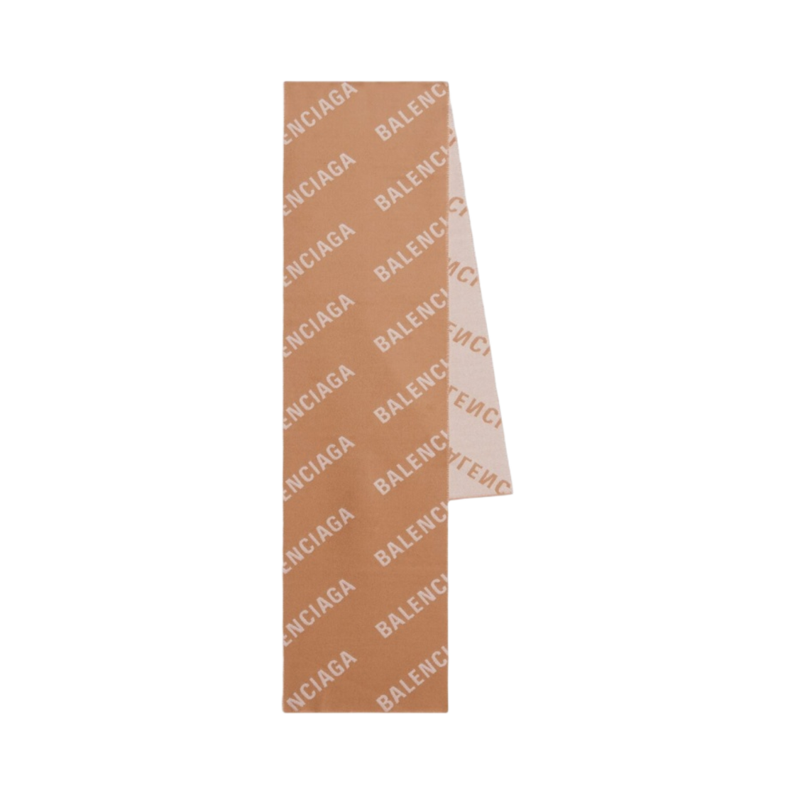 (W) 발렌시아가 올오버 로고 매크로 스카프 브라운((W) Balenciaga Allover Logo Macro Scarf Brown) - 1