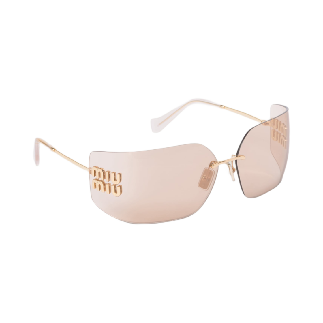 SMU54Y-MZVN-FE20F (W) Miu Miu Runway Sunglasses Rose Gold Lenses
