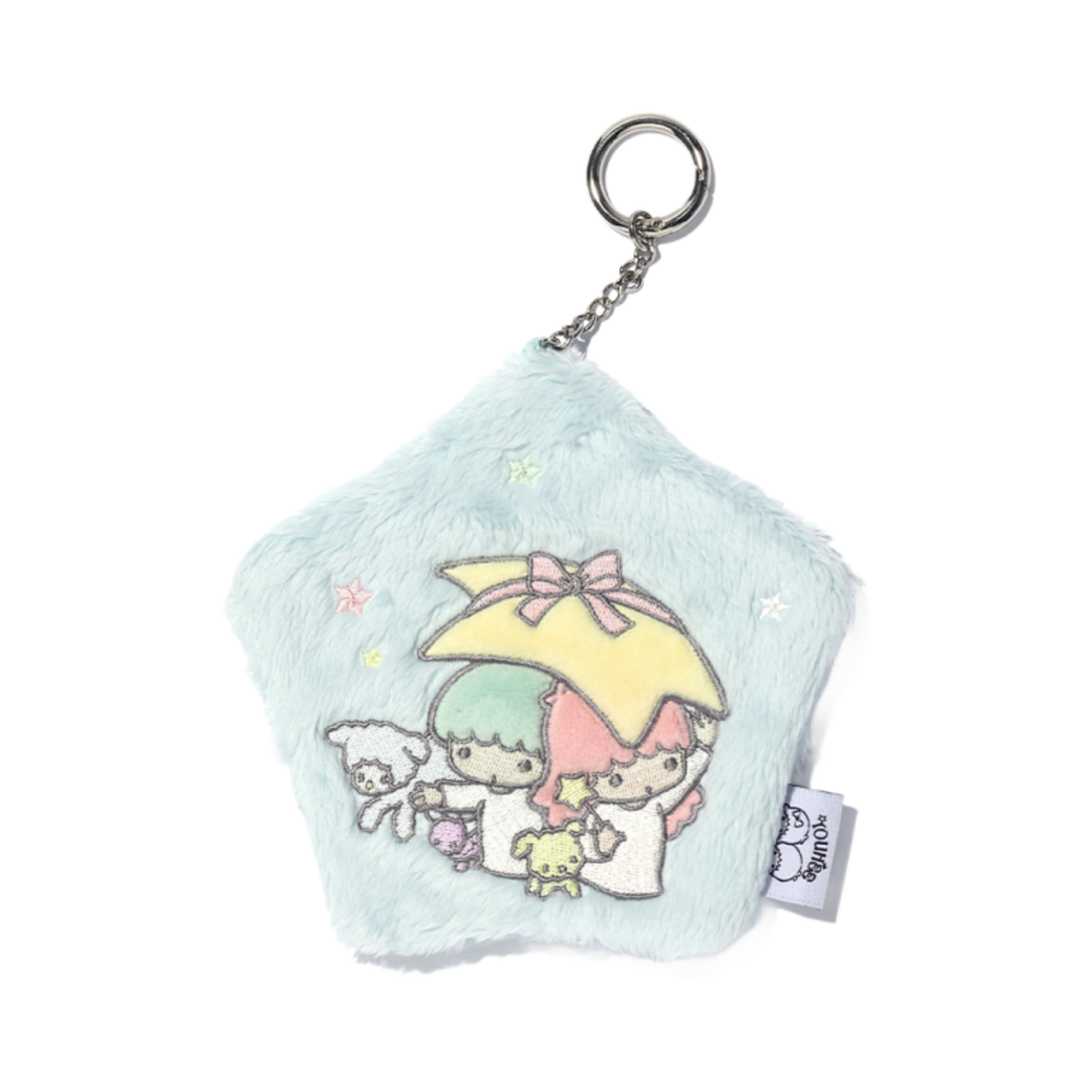 유희 x 리틀트윈스타 파우치 키링 스카이 블루(Youhee x Little Twin Star Pouch Key Ring Sky Blue)