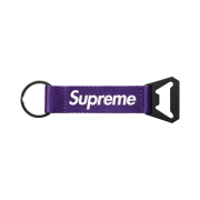 Supreme Bottle Opener Webbing Keychain Purple - 21FW