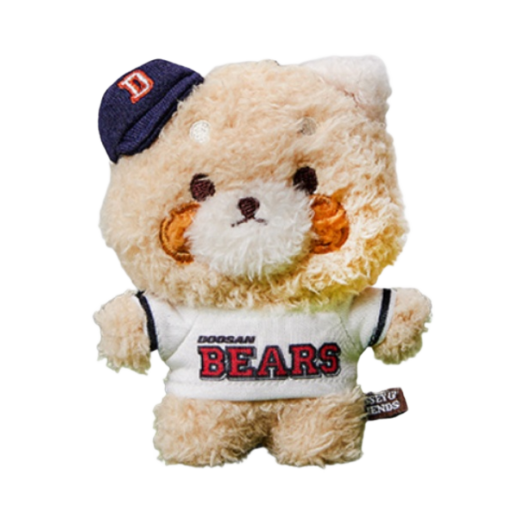 Lessey & Friends x KBO The Strongest Lessey Stuffed Toy Keyring Doosan Bears