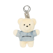 Millo Archive Fluppy Point Bear Key Ring Beige