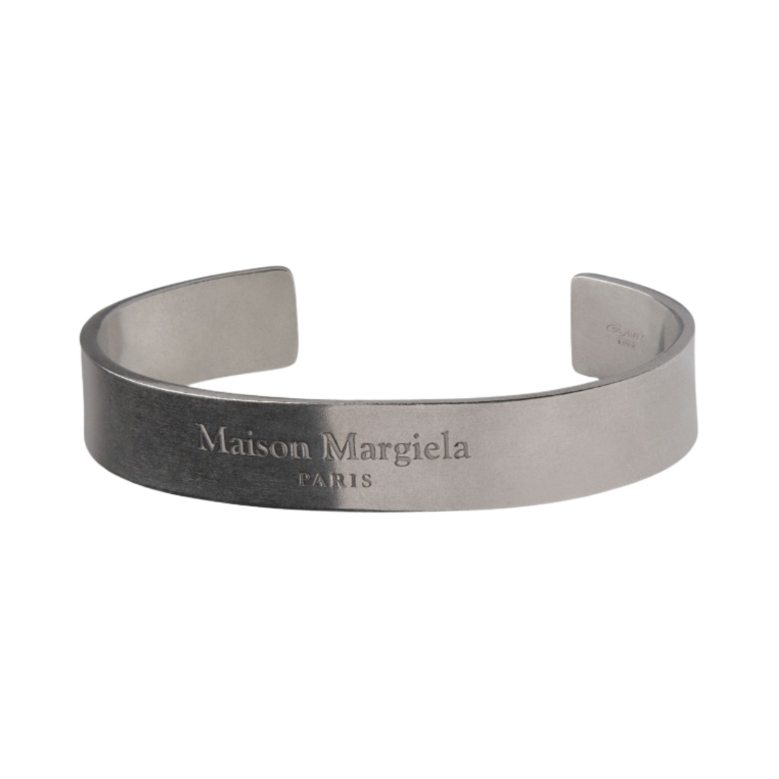 (W) 메종 마르지엘라 로고 커프 팔라듐((W) Maison Margiela Logo Cuff Palladium) - 1