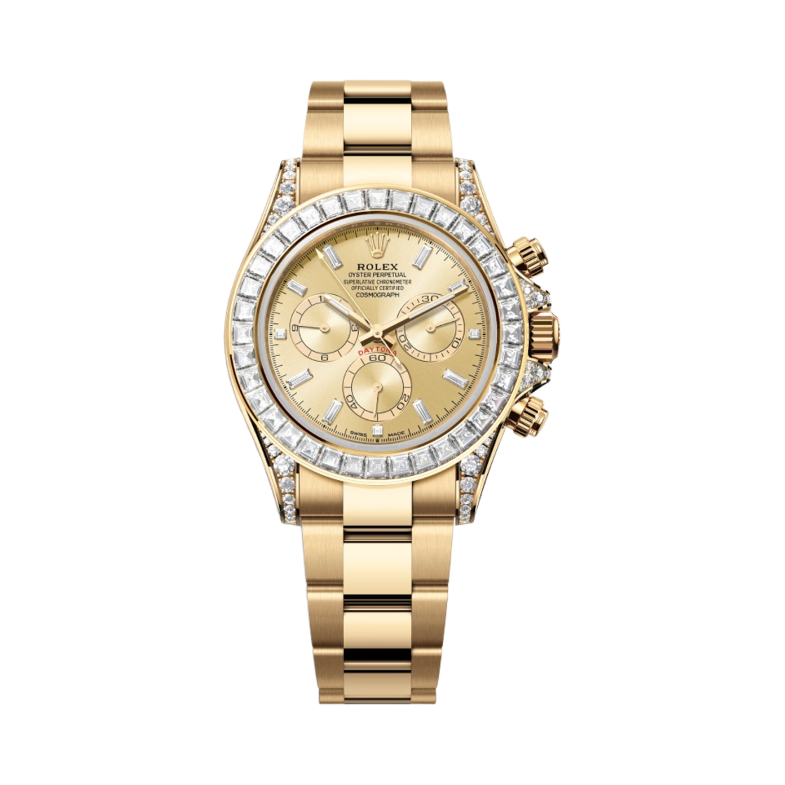 롤렉스 코스모그래프 데이토나 40mm 126598TBR 골드 다이아 셋팅 오이스터(Rolex Cosmograph Daytona 40mm 126598TBR Gold Diamond-Set Oyster)