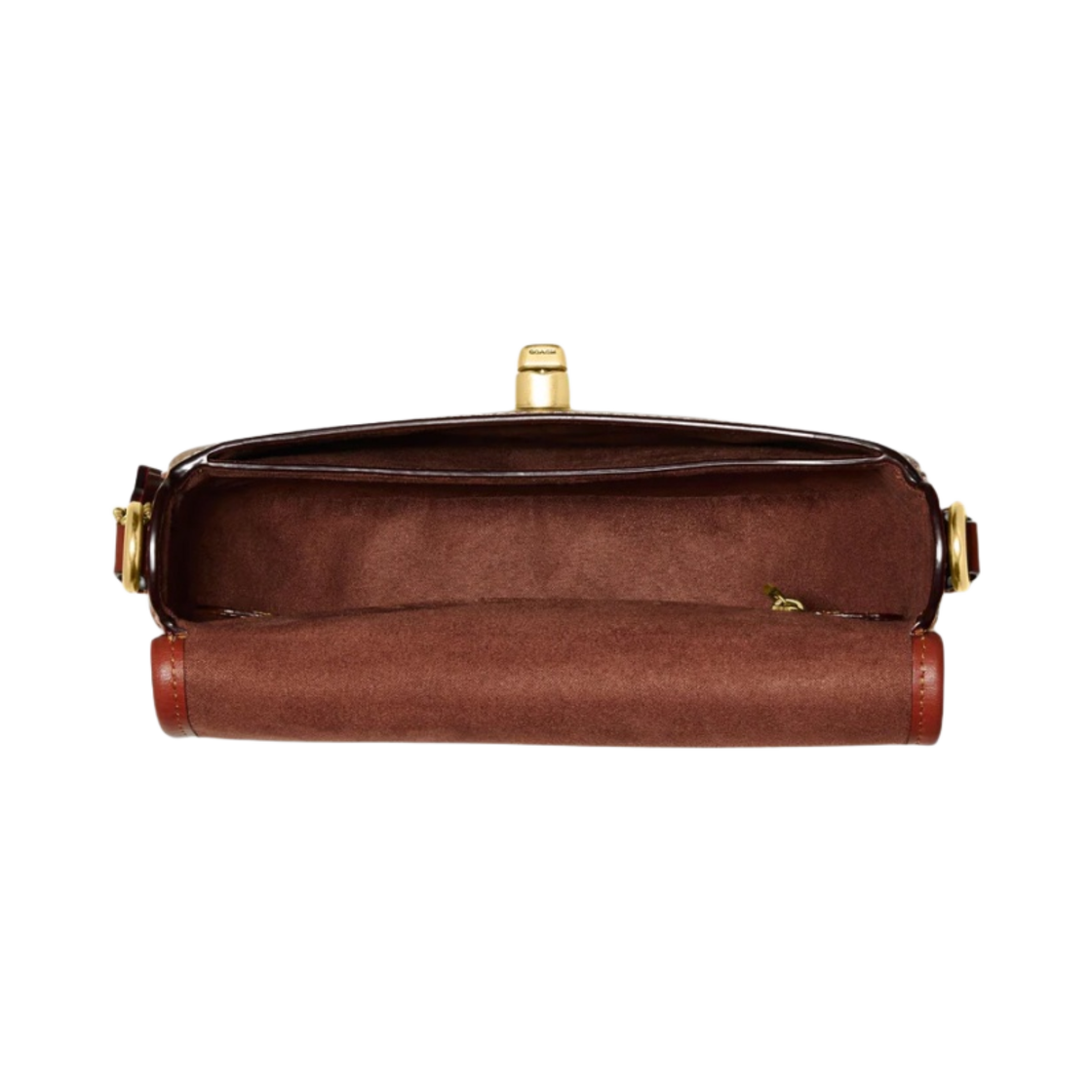 코치 윌로우 새들백 시그니처 캔버스 탄 러스트(Coach Willow Saddle Bag in Signature Canvas Tan Rust) - 2