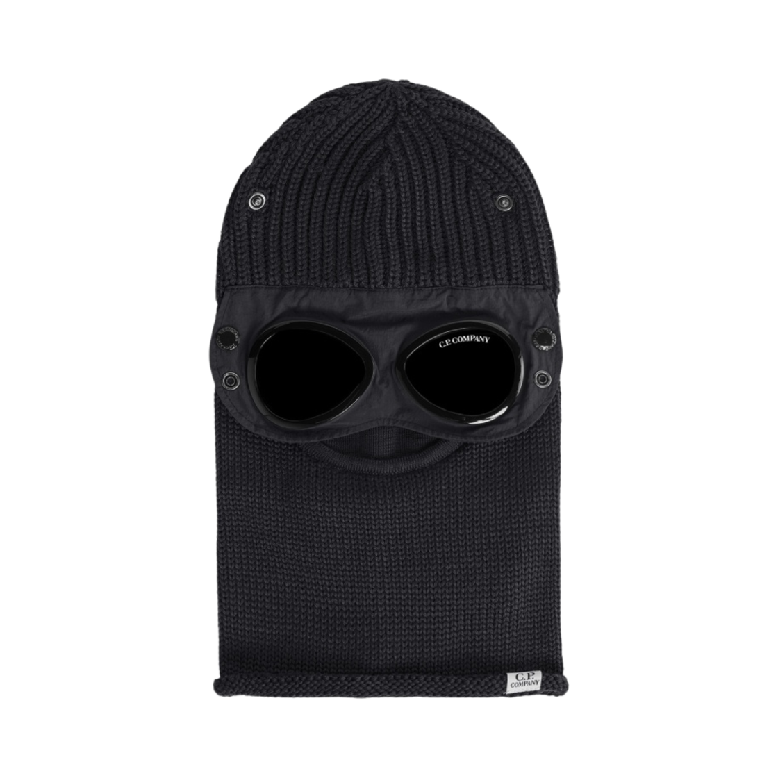 C.P. 컴퍼니 엑스트라 파인 메리노 울 고글 발라클라바 블랙 - 23FW