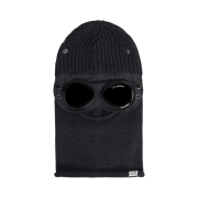 C.P. Company Extra Fine Merino Wool Goggle Balaclava Black - 23FW