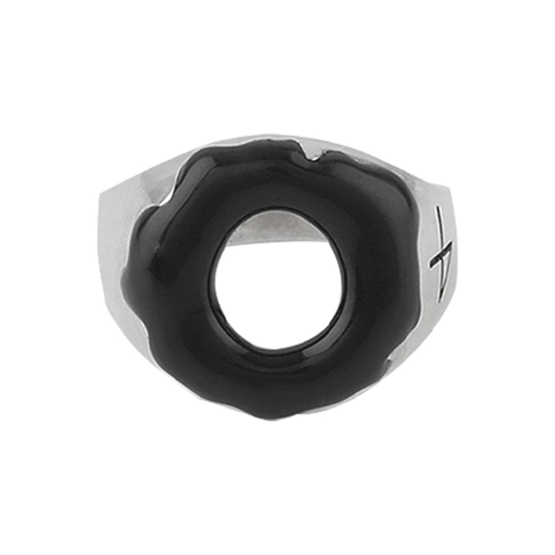 NONENON-120 Nonenon Chocolate Donut Ring